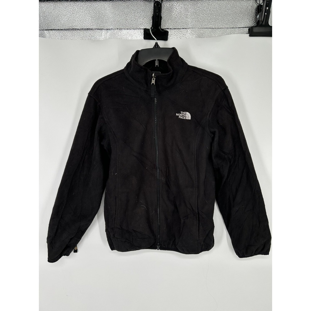 The North Face Jacket Kids Youth Boys Large 14/16 Fleece Mock Neck Full Zip Up